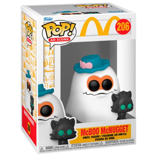 Ajándék ötlet  Ad Icons McDonalds Nugget Buddies Ghost #206   figura