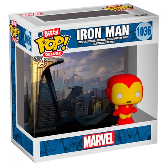 Ajándék ötlet  Bitty ! figura Deluxe Marvel Iron Man  Vasember #1036 figura