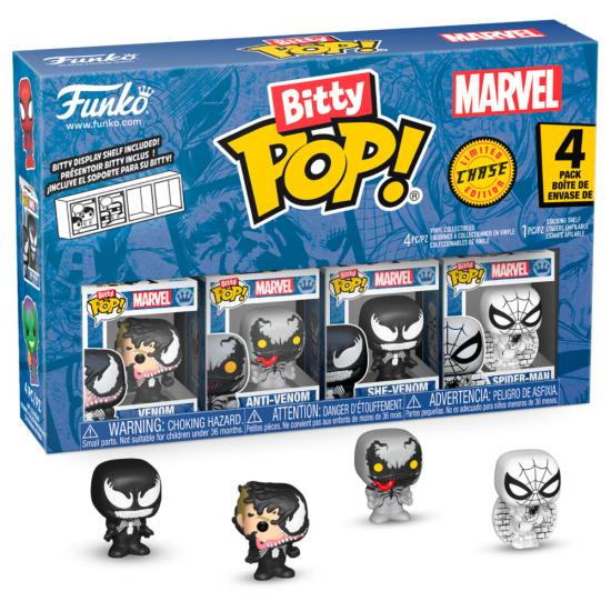 Ajándék ötlet  Bitty ! Marvel SpiderMan Venom 4dbos figura szett