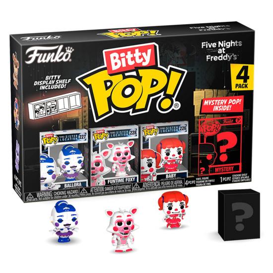 Ajándék ötlet  Bitty ! Five Nights at Freddys Ballora 4dbos figura szett