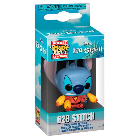 Ajándék ötlet  Pocket ! Disney Lilo & Stitch 626 Stitch kulcstartó