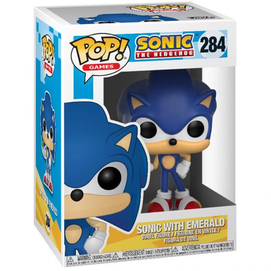 Ajándék ötlet  Video & Games Sonic with Emerald #284   figura
