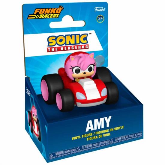 Ajándék ötlet  Racers Sonic The Hedgehog Amy 5cm  figura