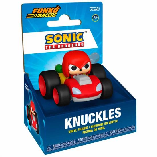 Ajándék ötlet  Rides & Racers Sonic The Hedgehog Knuckles 5cm  figura