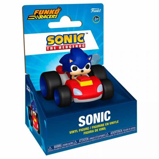 Ajándék ötlet  Rides & Racers Sonic The Hedgehog Sonic  5cm figura