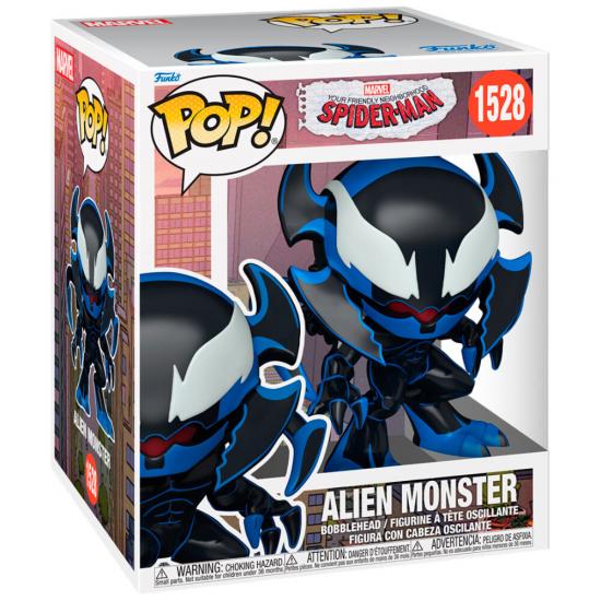 Ajándék ötlet  Marvel Super SpiderMan Alien Monster #1528  15cm figura