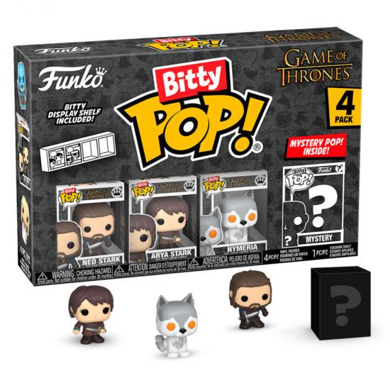 Ajándék ötlet  Bitty ! Game of Thrones Ned Stark  4dbos figura szett
