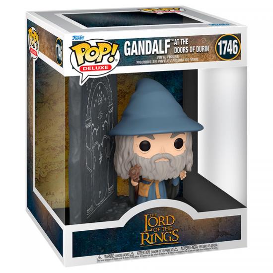 Ajándék ötlet  Deluxe Movies The Lord of the Rings  Gyűrűk ura Gandalf with Doors of Durin #1746  15cm figura
