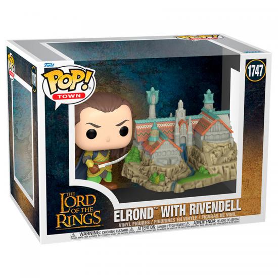 Ajándék ötlet  Town The Lord of the Rings  Gyűrűk ura Lord Elrond with Rivendell #1747  15cm figura