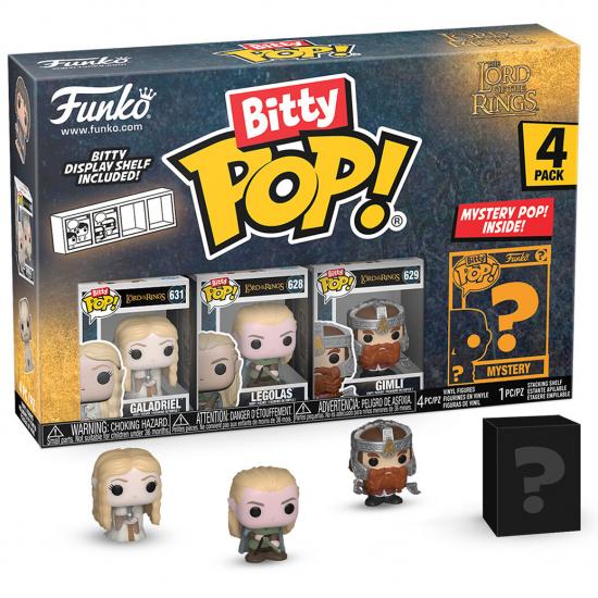 Ajándék ötlet  Bitty ! Movies The Lord of the Rings  Gyűrűk ura Galadriel 4dbos figura szett
