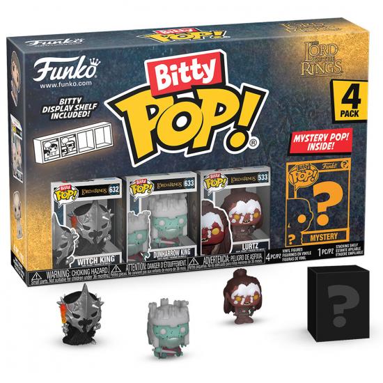 Ajándék ötlet  Bitty ! Movies The Lord of the Rings  Gyűrűk ura Witch King 4dbos figura szett