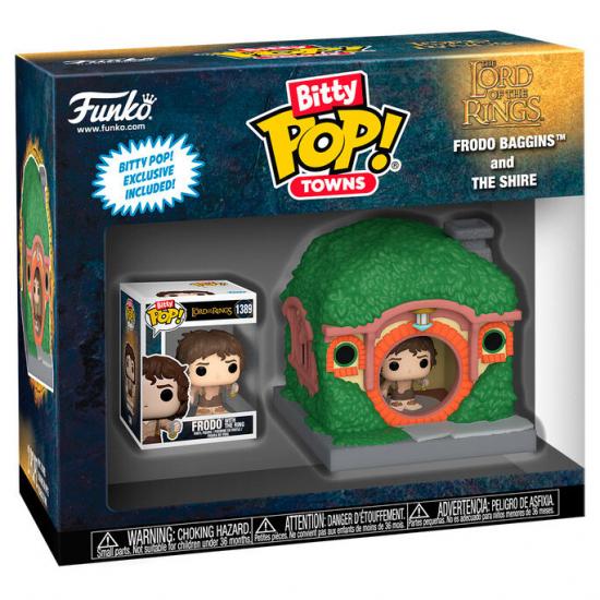 Ajándék ötlet  Bitty ! Town Movies The Lord of the Rings  Gyűrűk ura Frodo Baggins and the Shire 2dbos figura szett