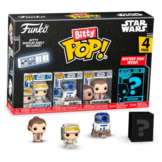 Ajándék ötlet  Bitty ! Star Wars Luke Skywalker 4dbos figura szett