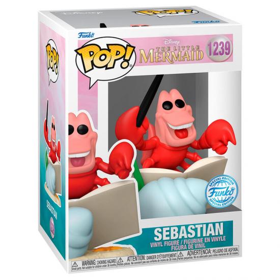 Ajándék ötlet  Disney Little Mermaid Ariel a kis hableány Sebastian Exclusive #1239   figura