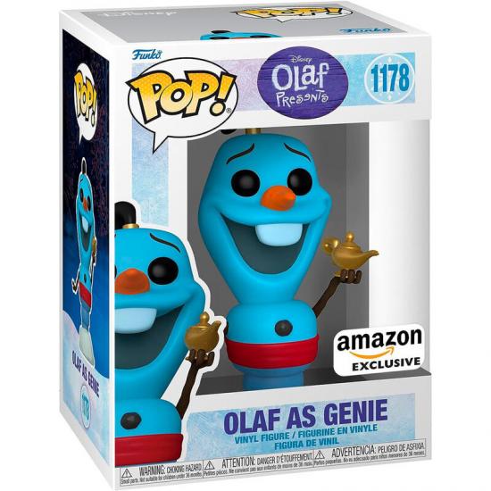 Ajándék ötlet  Disney Olaf Present Olaf as Genie Exclusive #1178   figura