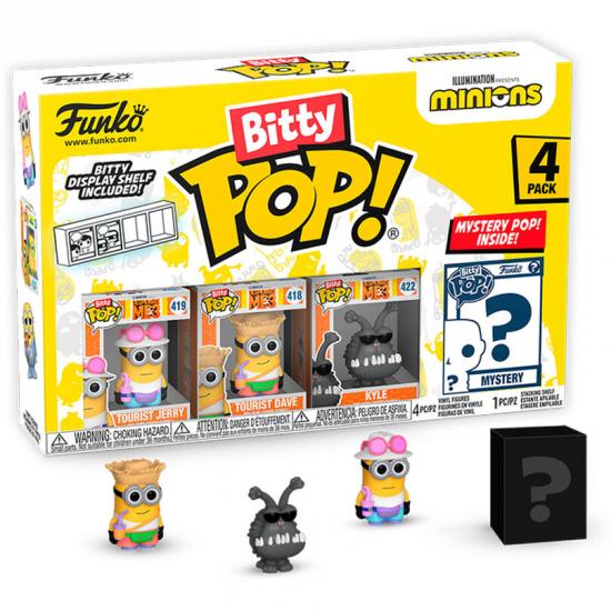 Ajándék ötlet  Bitty ! Minions Series 4 4dbos figura szett