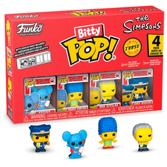 Ajándék ötlet  Bitty ! The Simpsons Itchy  4dbos figura szett