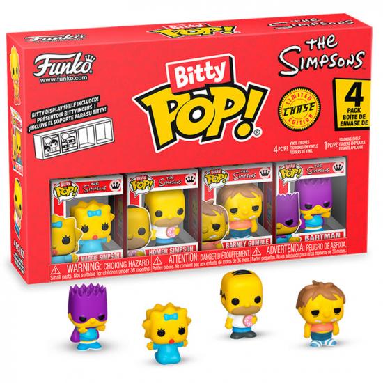 Ajándék ötlet  Bitty ! The Simpsons Maggie  4dbos figura szett