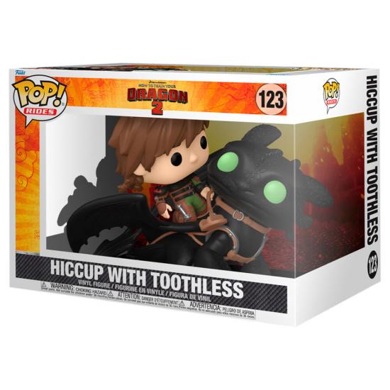 Ajándék ötlet  Rides Deluxe How to Train Your Dragon   Így neveld a sárkányod 2 Hiccup with Toothless #123  15cm figura