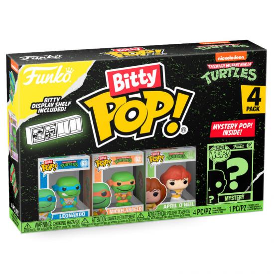 Ajándék ötlet  Bitty ! Teenage Mutant Ninja Turtles  Tini nindzsa teknőcök  Leonardo 4dbos figura szett