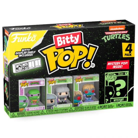 Ajándék ötlet  Bitty ! Teenage Mutant Ninja Turtles  Tini nindzsa teknőcök  Donatello 4dbos figura szett