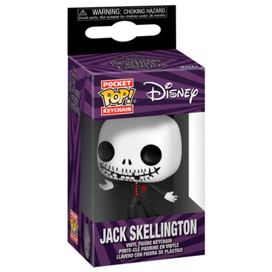 Ajándék ötlet  Pocket ! Nightmare Before Christmas 30th Anniversary Jack Skellington kulcstartó