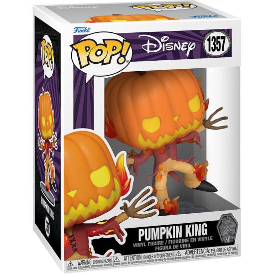 Ajándék ötlet  Disney Nightmare Before Christmas 30th Anniversary Pumpkin King #1357   figura