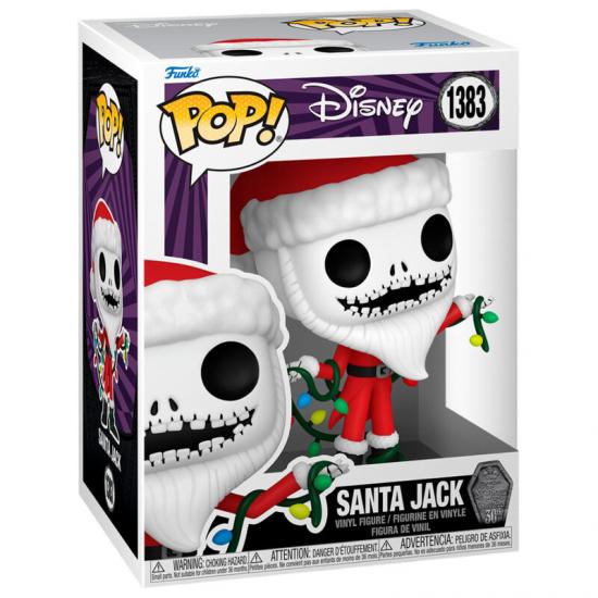 Ajándék ötlet  Disney Nightmare Before Christmas 30th Anniversary Santa Jack #1383   figura