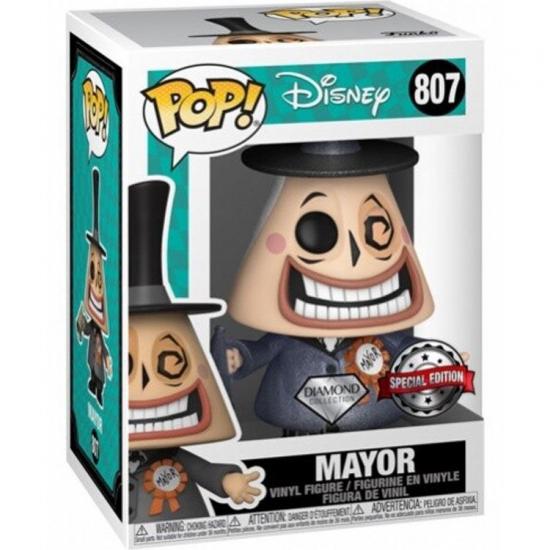 Ajándék ötlet  Disney Nightmare Before Christmas Mayor Exclusive #807   figura