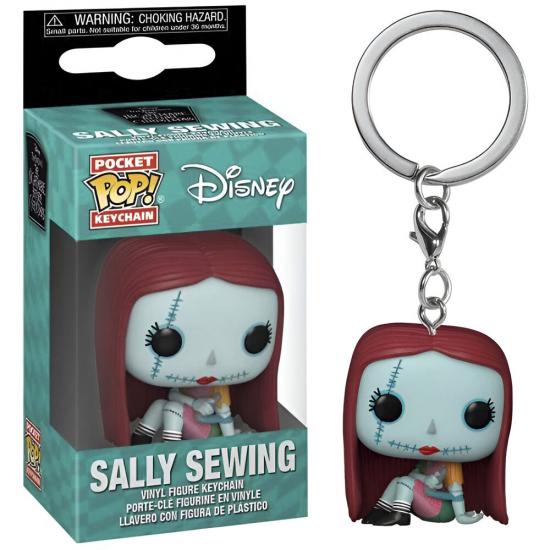 Ajándék ötlet  Pocket ! Disney Nightmare Before Christmas Sally Sewing kulcstartó