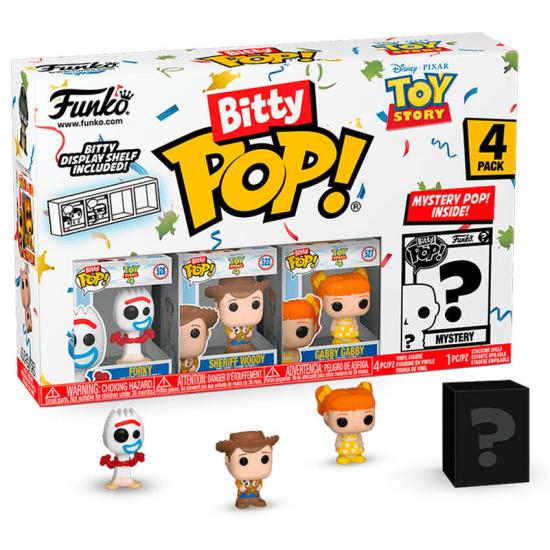 Ajándék ötlet  Bitty ! Disney Toy Story Forky 4dbos figura szett