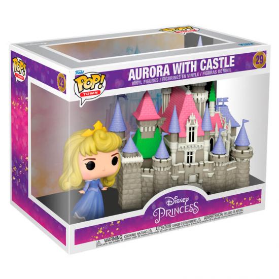 Ajándék ötlet  Town Disney Princess Aurora with Castle #29   figura