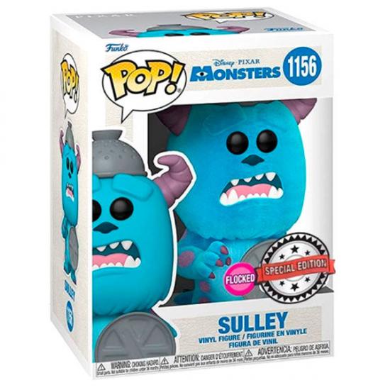 Ajándék ötlet  Disney Monsters Inc Szörny Rt. 20th Sulley Flocked Exclusive #1156   figura