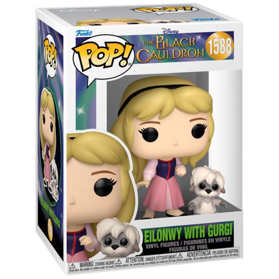 Ajándék ötlet  figura Disney The Black Cauldron  A fekete üst  Eilonwy With Gurgi #1588   figura