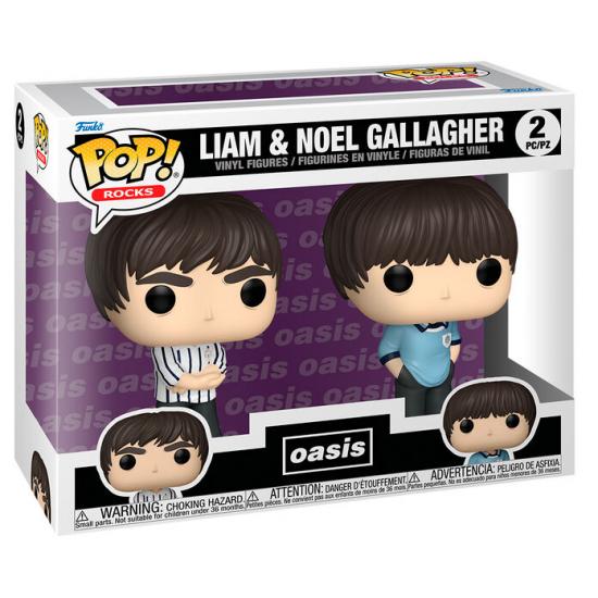 Ajándék ötlet  Music & Rocks Oasis Liam & Noel Gallagher 2pcs   figura szett
