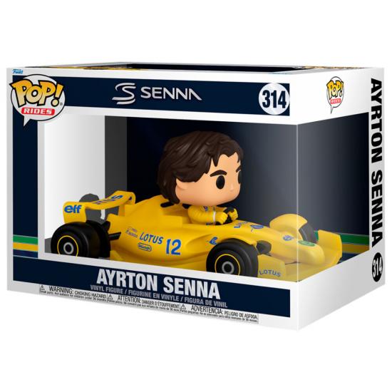 Ajándék ötlet  Rides Super Deluxe Lotus Ayrton Senna #314  15cm figura