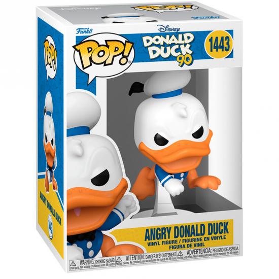 Ajándék ötlet  Disney 90th Anniversary Angry Donald Duck #1443   figura