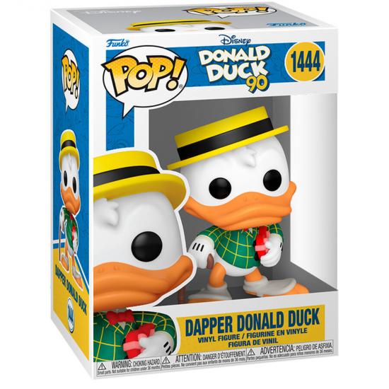 Ajándék ötlet  Disney 90th Anniversary Dappper Donald Duck #1444   figura