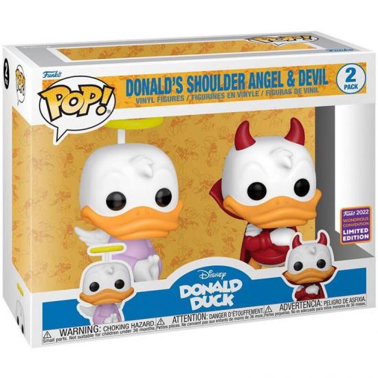 Ajándék ötlet  Disney Donald Duck  Donald Angel & Devil Exclusive 2pcs  figura