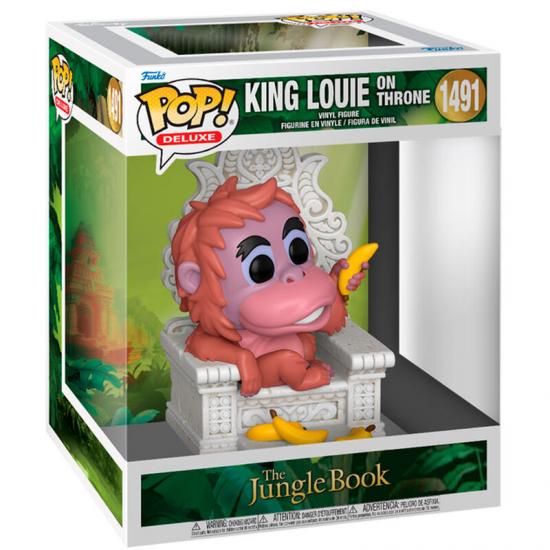 Ajándék ötlet  Deluxe Disney Jungle book  Dzsungel könyve King Louie #1491  15cm figura