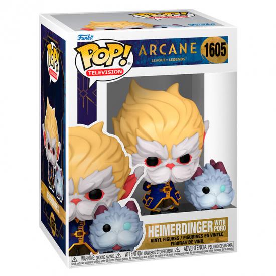 Ajándék ötlet  Television League of Legends Arcane Heimerdinger with Poro #1605   figura