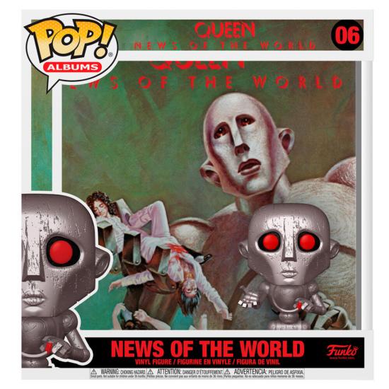 Ajándék ötlet  Album Queen News of the World with Album Case #06   figura