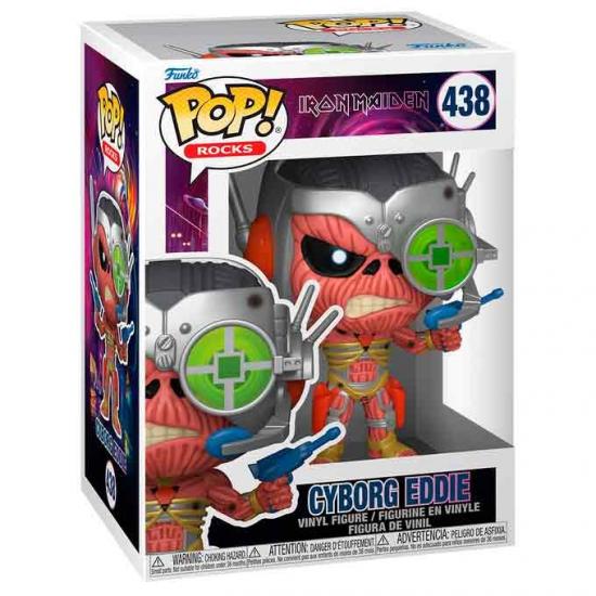Ajándék ötlet  Music & Rocks Iron Maiden Cyborg Eddie #438   figura