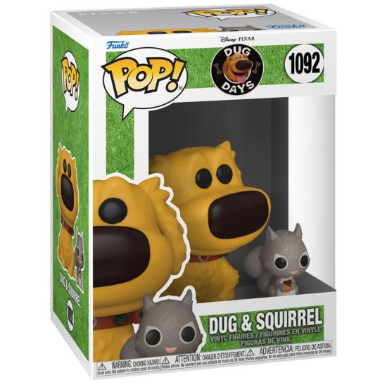 Ajándék ötlet  Disney Dug Days  Dug with Squirrel #1092   figura