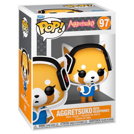 Ajándék ötlet  Anime & Manga Aggretsuko  Aggretsuko with Headphones #97   figura