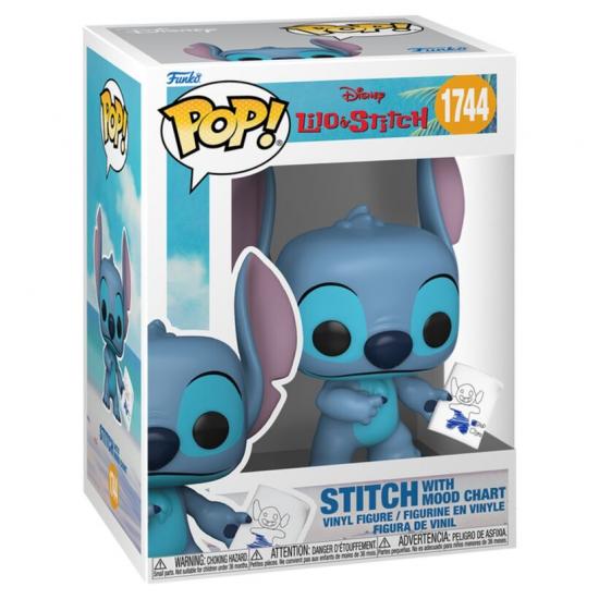 Ajándék ötlet  Disney Lilo & Stitch  Stitch with Mood Chart #1744   figura