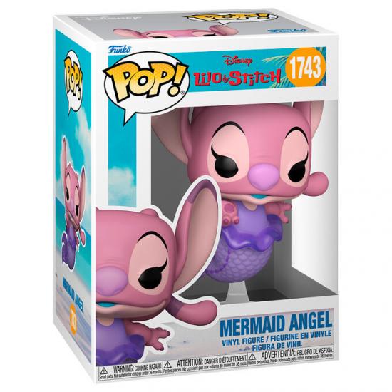 Ajándék ötlet  Disney Lilo & Stitch Mermaid Angel #1743   figura