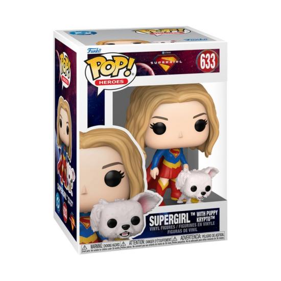 Ajándék ötlet  DC Comics Supergirl Buddy Supergirl with Puppy Krypto #633   figura