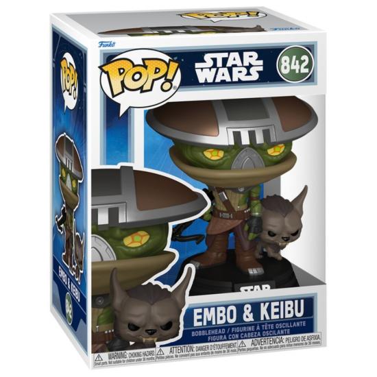 Ajándék ötlet  Star Wars The Mandalorian & Grogu  Embo & Keibu #842   figura