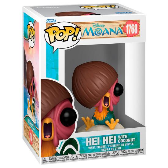 Ajándék ötlet  Disney Vaiana Moana 3 Hei Hei with Coconut #1768   figura